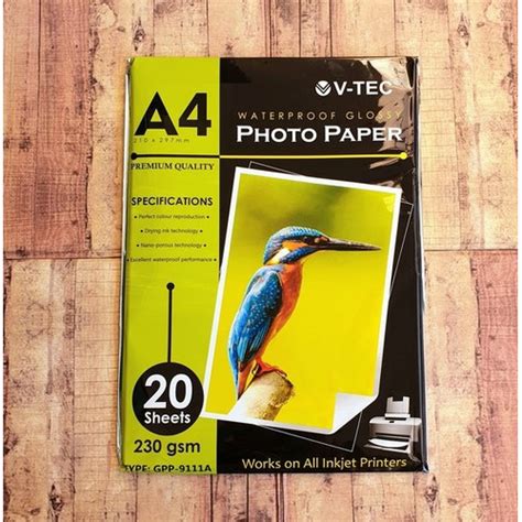 Jual Kertas Foto V Tec Glossy Photo Paper A Gsm Gpp A