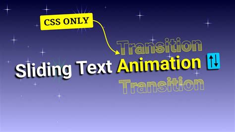 Sliding Text Animation Using HTML And CSS Only ProgrammingTT YouTube