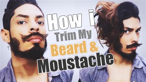 How I Trim My Beard And Moustache Youtube