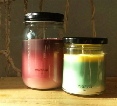 Patchouli Soy Candle Hand Poured Scented Natural Soy Wax Etsy Hand