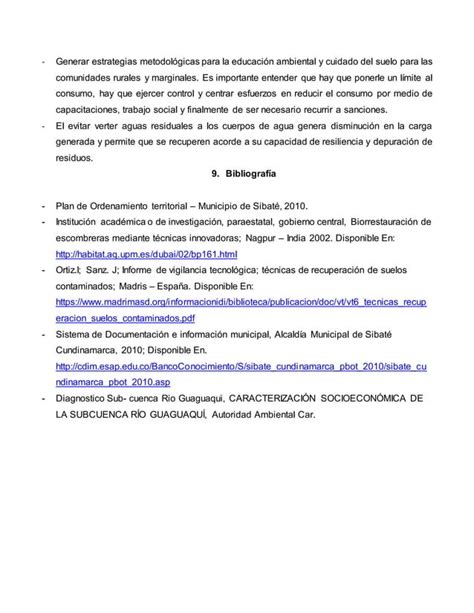 Actividad Colectiva Manejo Integrado De Suelos Pdf