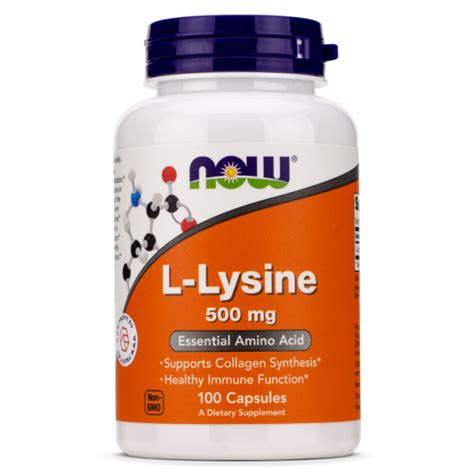 Now Foods L Lysine 500 Mg Tru·fit