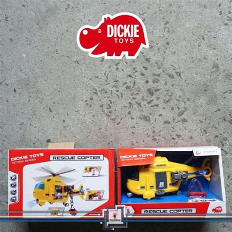 Promo Dickie Toys Rescue Helicopter With Sound And Light Feature Diskon