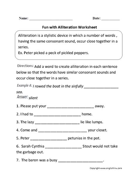 20 5th Grade Figurative Language Worksheets Worksheets Decoomo