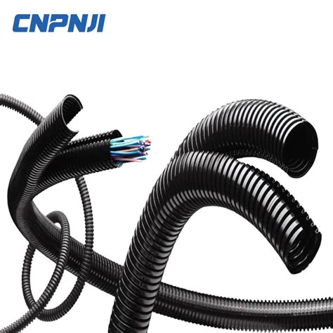 China Pj Flexible Plastic And Nylon Conduit Pipe Corrguated Tube Pa66 Ad158 China Cable