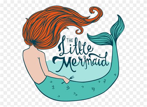 Mermaid Logo Little Mermaid Logo Text Label Outdoors Hd Png Download