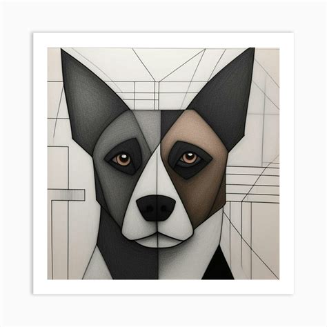 Abstract Dog Art Print By Cthonicsquills Fy