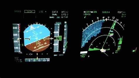 PFD And ND VIEW On APPROACH Primary Flight Display And Navigation