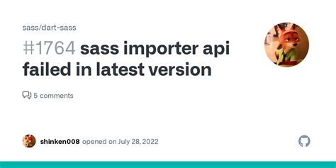 Sass Importer Api Failed In Latest Version Issue Sass Dart