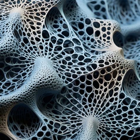 Biomimicry Inspired 3d Printing Organic Forms With Lace Patterns Stock