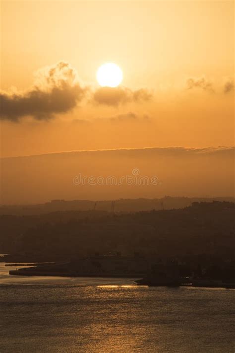 Lisbon in sunset stock photo. Image of panorama, landscape - 146911488