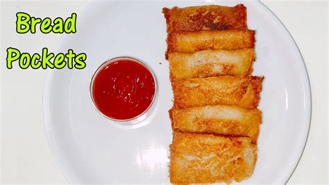 Vegetables Bread Pockets How To Make Bread Pocket Recipe Crispy