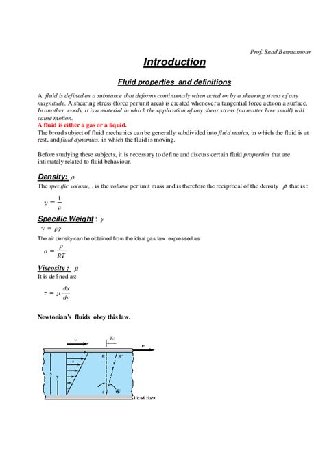 (PDF) 1 Introduction Fluid Properties | عبد الله أشرف - Academia.edu