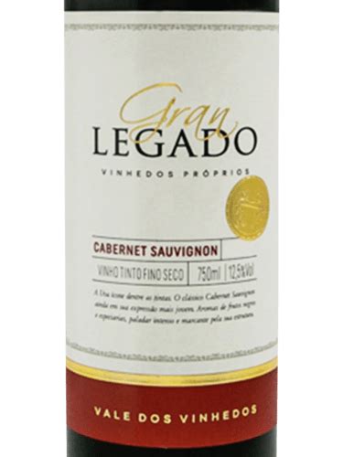 2016 Gran Legado Cabernet Sauvignon Vivino US