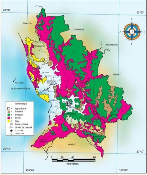 Álbumes 97 Foto Mapa Del Estado De Nayarit Con Division Politica Y