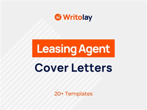 Leasing Agent Cover Letter Example 4 Templates Writolay