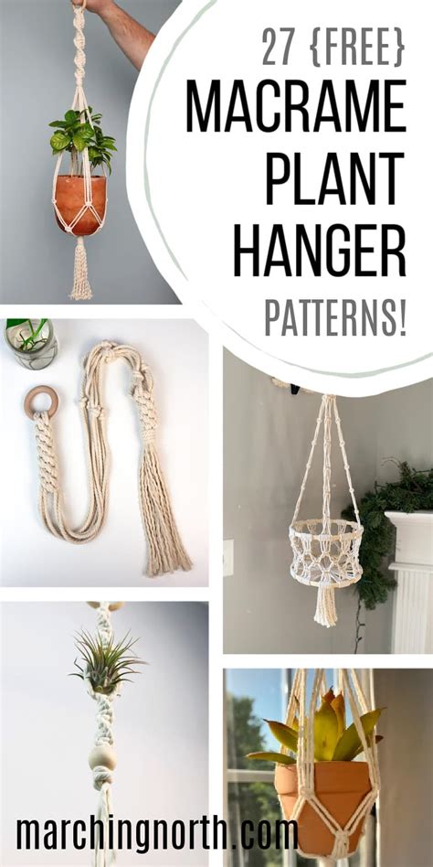 27 Free Step By Step Macrame Plant Hanger Patterns With Tutorials