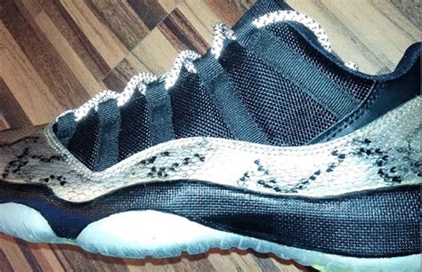 Air Jordan XI Low Snakeskin “Black” Preview | Complex