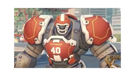 Overwatch Jeux D T Skin L Gendaire Reinhardt Gridironhardt