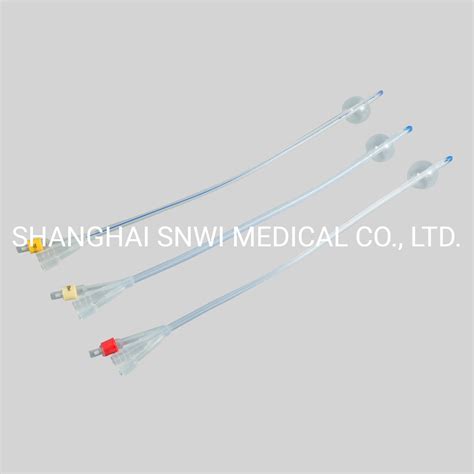 High Quality Disposable Sterile Way Way Medical Silicone Foley