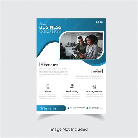 Premium Vector | Creative business ideas flyer design