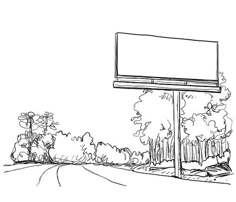 Billboard Drawing Illustrations Royalty Free Vector Graphics And Clip