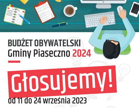 Głosowanie na projekty w ramach Budżetu Obywatelskiego 2024 Oficjalna