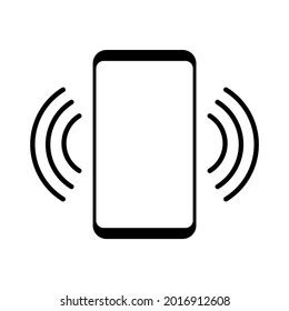 Phone Icon On White Background Stock Vector Royalty Free