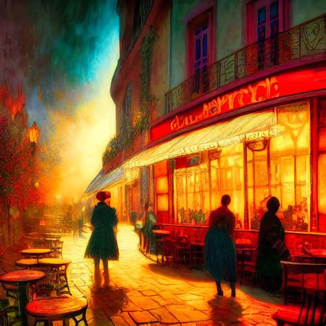 Paris Cafe. by GhostyGRM on DeviantArt