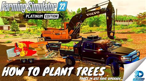 HOW TO PLANT TREES SILVERRUN FOREST PLATINUM EDITION Fs22 YouTube