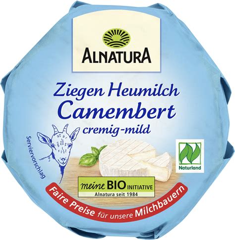 Ziegen Heumilch Camembert 100 G In Bio Qualität Von Alnatura