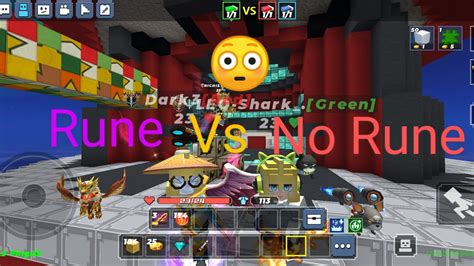 Rune Vs No Rune Hardest Challenge Blockmango Bedwars YouTube