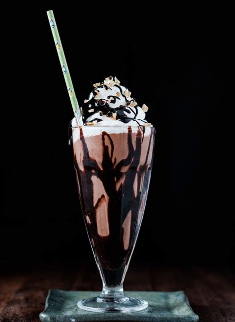 Milk Shake Vegano De Chocolate A Baunilha Foto Klacius Ank