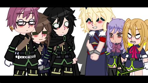 Your Taller Shiho Yoichi Yuchiro Mikaela Shinoa And Mitsuba Natsiko