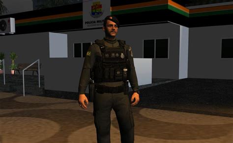 Ceará Mods GTA Skin de Capitão PMCE Fardamento 2022