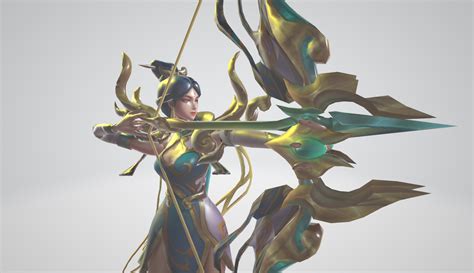 Archivo Stl Emperatriz Lunar Ashe Modelo De League Of Legends