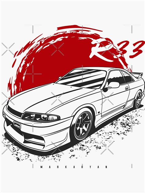 Skyline R Sticker By Olegmarkaryan Redbubble