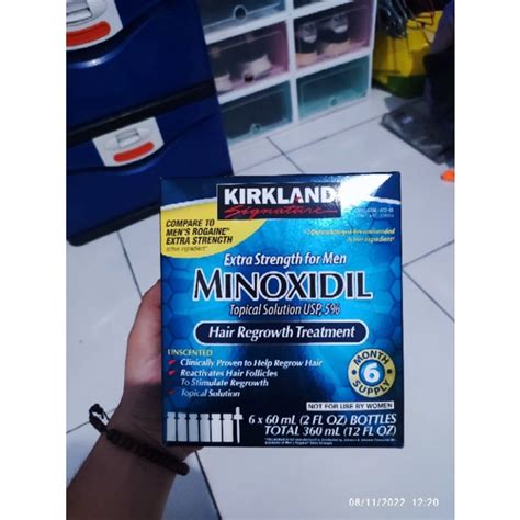 Jual Minoxidil Kirkland Box Segel Isi Pipet Ori Original