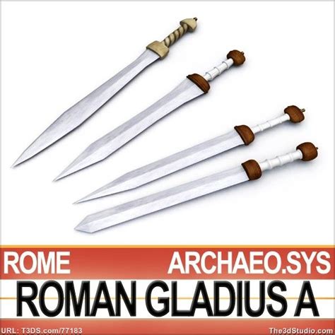 3d Models Roman Gladius Sword Set A Roman Gladius Gladius Sword Sword