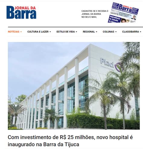 investimento de R 25 milhões novo hospital é inaugurado na Barra