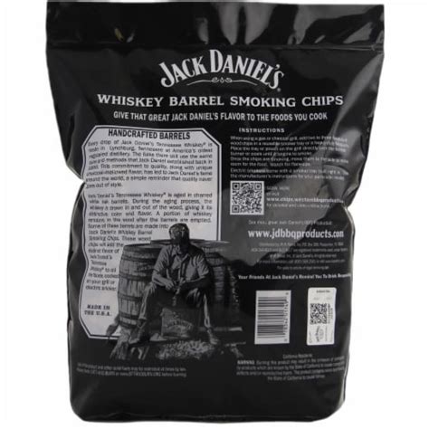 Jack Daniel S Whiskey Barrel Smoking Oak Wood Chips 180 Cubic Inches 4 Pack 1 Piece Kroger