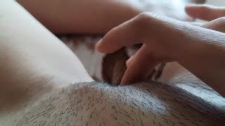 Fingered Her Unshaven Pussy During Her Period RedTube