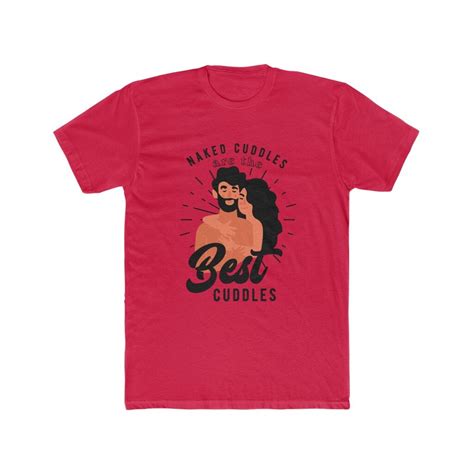 Naked Cuddles Jersey Kurzarm T Shirt Swinger Lifestyle Partymode