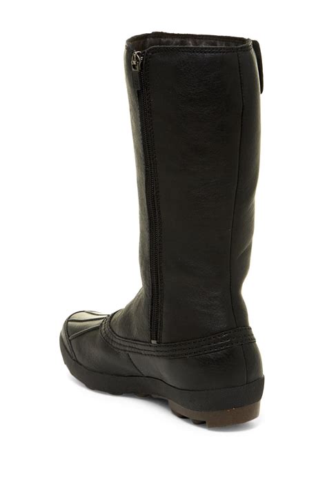 Ugg Leather Belfair Waterproof Uggpure Boot In Black Lyst