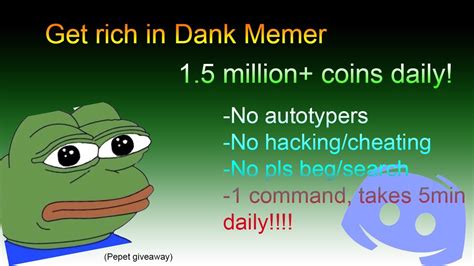 Dank Memer Coin Hack 2021