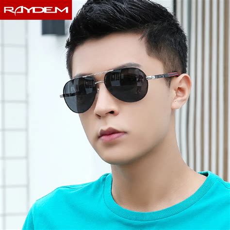 Raydem 2018 New High Quality Polarized Sunglasses Men Driving Sun