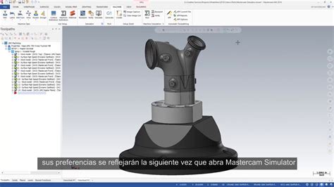 Novedades Mastercam 2018 Simulación Youtube