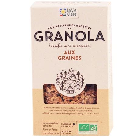 GRANOLA AUX GRAINES DRIVE La Vie Claire Saintes