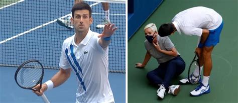 Novak Djokovic Fue Descalificado Del Us Open Por Haberle Pegado Un