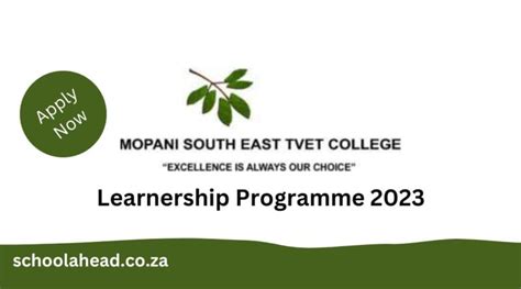 Mopani Tvet College Learnerships 2023 Schoolahead